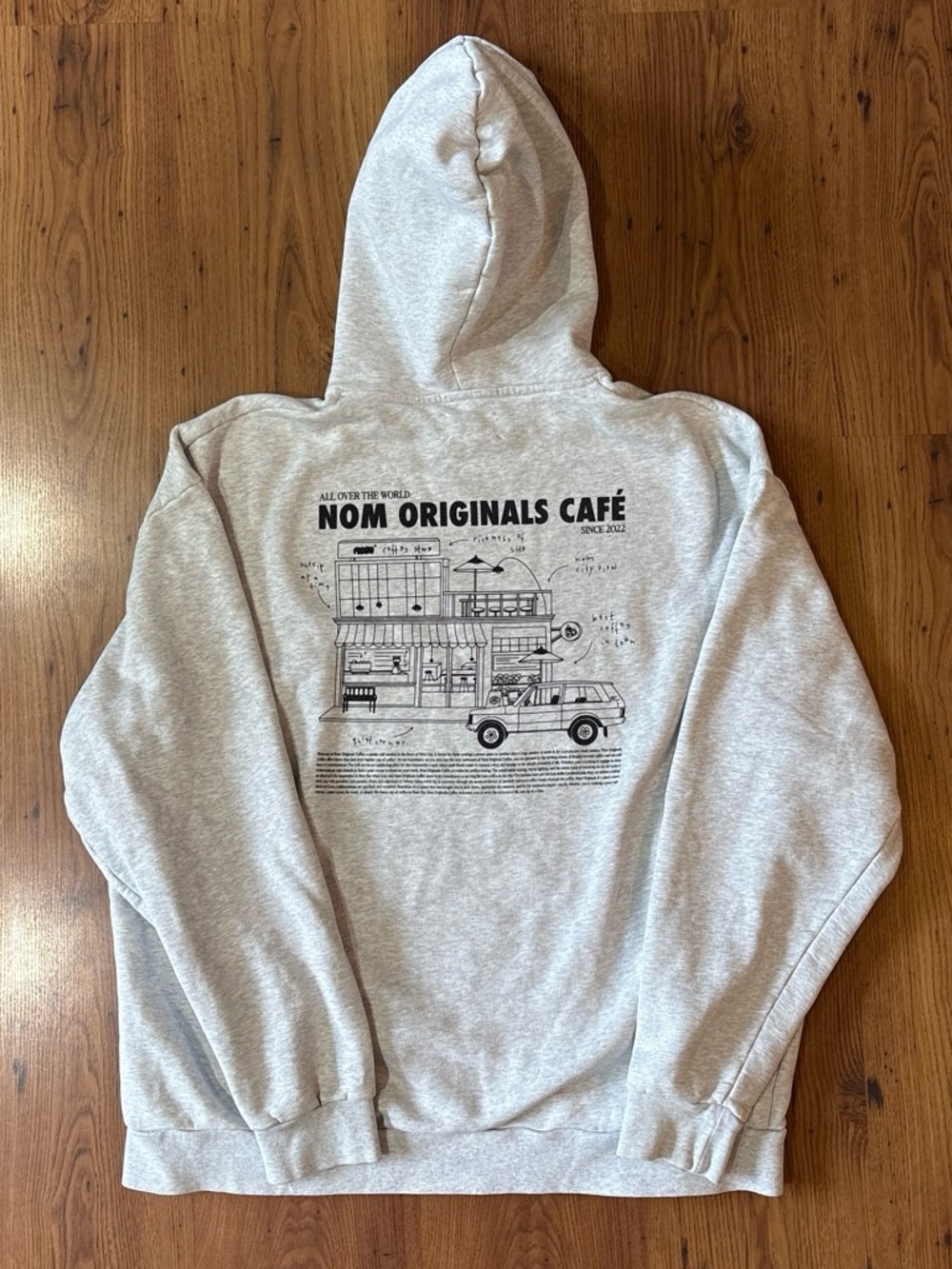 Joseph Atelier x Nom Originals Café Hoodie Gray - Size L